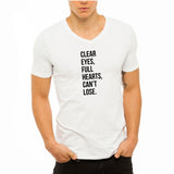 Clear Eyes Full Hearts Can'T Lose Men'S V Neck