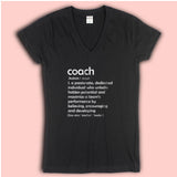 Coach Definition For Coach'S Gift Women'S V Neck