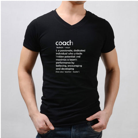Coach Definition For Coach'S Gift Men'S V Neck