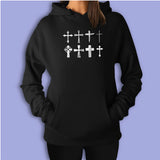 Cross Clipart Christian Sign Graphic Women'S Hoodie