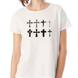 Cross Clipart Christian Sign Graphic Women'S T Shirt