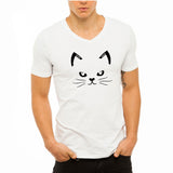 Cute Cat Meow Meow You Had Me At Hello Men'S V Neck