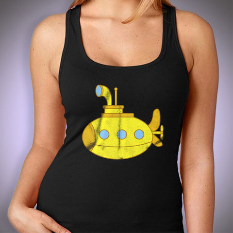 Cute Little Yellow Submarine Women'S Tank Top