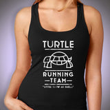 Turtle Running Team tshirt logo Women's Tank Top