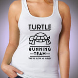 Turtle Running Team tshirt logo Women's Tank Top