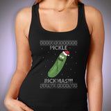 pickle rickmas rick and morty christmas Women's Tank Top