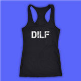 Dilf Husband Fathers Day Gifts Women'S Tank Top Racerback