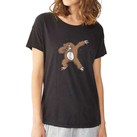 Dabbing Sloth Women'S T Shirt