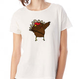 Dabbing Turkey Funny Thanksgiving Women'S T Shirt