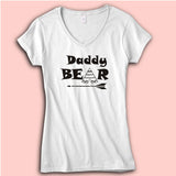 Daddy Bear Arrow Women'S V Neck