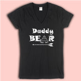 Daddy Bear Arrow Women'S V Neck
