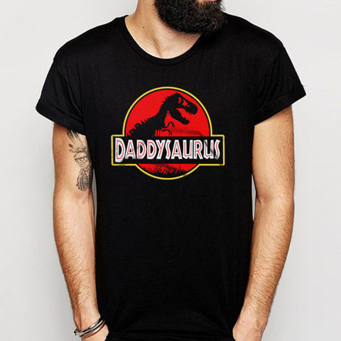 Daddysaurus Jurassic Park Logo Men'S T Shirt