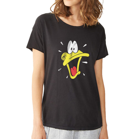 Daffy Duck Sweat Face Women'S T Shirt