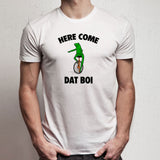Dat Boi Here Come Dat Boy O Shit Waddup Frog Unicycle Meme Pepe The Frog Funny Meme Dank Memes Men'S T Shirt