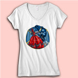 Deadpool And Xmen Booty And The Beast Women'S V Neck