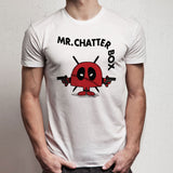 Deadpool Mr Chatterbox Mr Men Marvel Mashup Men'S T Shirt