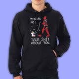 Deadpool My Unicorn And I Talk Shit About You Men'S Hoodie
