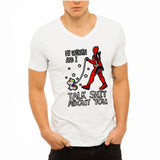 Deadpool My Unicorn And I Talk Shit About You Men'S V Neck
