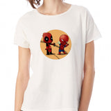 Deadpool Spiderman Women'S T Shirt