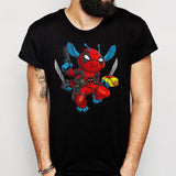 Deadpool Stitch Alienn Men'S T Shirt