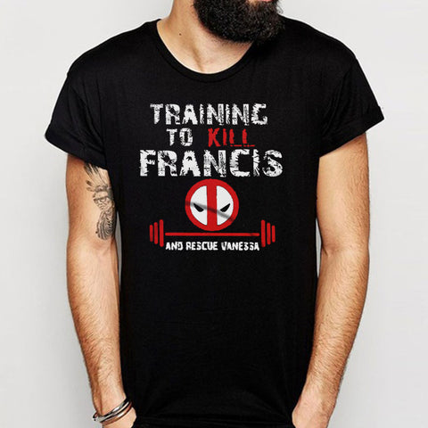 Deadpool Training To Beat Francis Rescue Vanessa Men'S T Shirt
