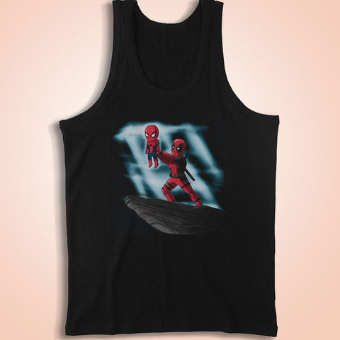 Deadpool And Spiderman Lion King Men'S Tank Top