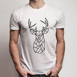 Deer Geometric Gym Sport Runner Yoga Funny Quotes Men'S T Shirt