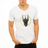 Details About  Lord Of The Rings Sauron  Eye Hobbit Gandalf Wizard Geek Mordor Face Men'S V Neck