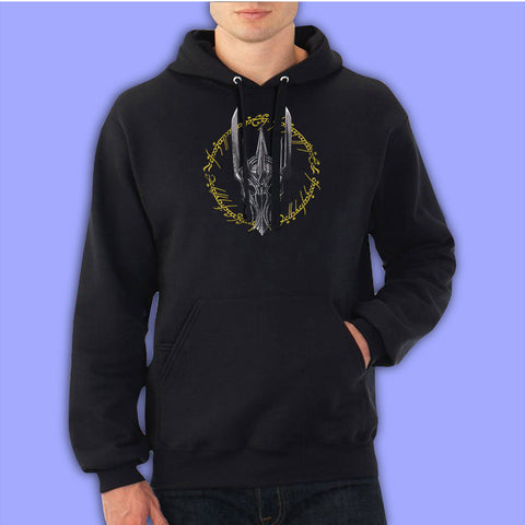 Details About  Lord Of The Rings Sauron  Eye Hobbit Gandalf Wizard Geek Mordor Face Men'S Hoodie
