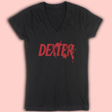 Dexter Logo Us Retro Tv Women'S V Neck