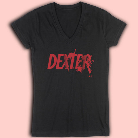 Dexter Logo Us Retro Tv Women'S V Neck