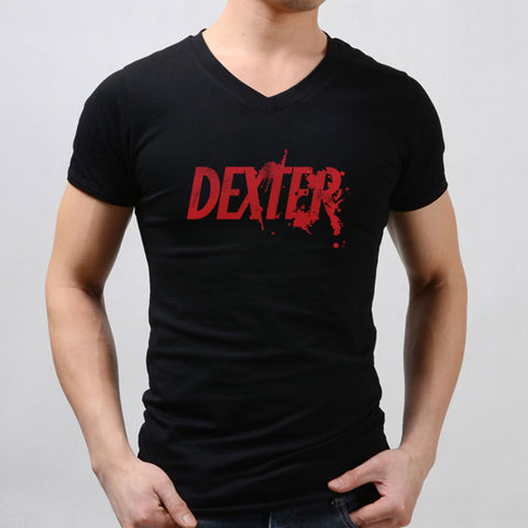 Dexter Logo Us Retro Tv Men'S V Neck