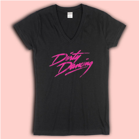 Dirty Dancing Logo Women'S V Neck