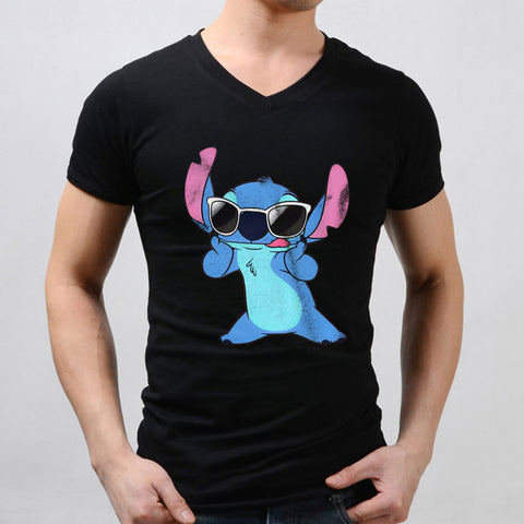 Disney Lilo And Stitch Sunglasses Men'S V Neck
