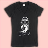 Disney Star Wars Imperial Stormtrooper Mickey Women'S V Neck