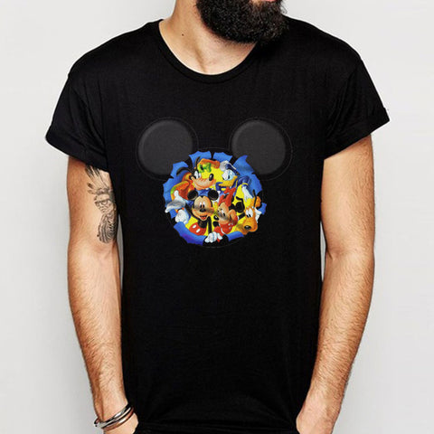 Disney Silhouettes Mickey Mouse And Frieds Men'S T Shirt