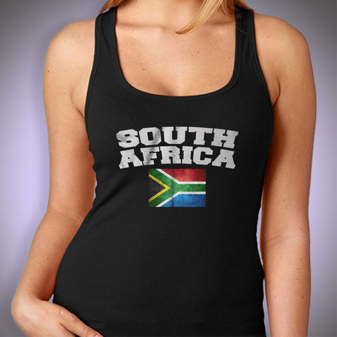 Distressed South Africa Men'S T Shirt Women'S Tank Top