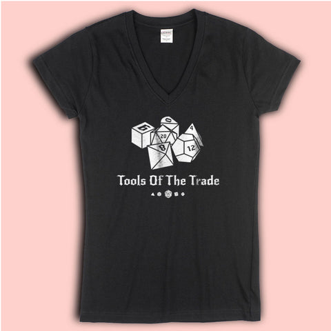 Dnd Dice Tools Of The Trade Women'S V Neck