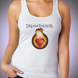 Dream Theater Pull Me Under Flaming Heart Women'S Tank Top