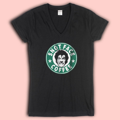 Drop Dead Fred  Snot Face Coffee Free Shipping Women'S V Neck