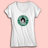 Drop Dead Fred  Snot Face Coffee Free Shipping Women'S V Neck