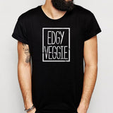 Edgy Veggie In Frame Veggie Lover Vegan Vegetarian Men'S T Shirt