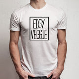 Edgy Veggie In Frame Veggie Lover Vegan Vegetarian Men'S T Shirt