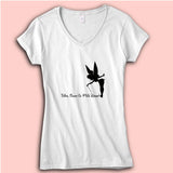 Faith Trust And Pixie Dust Disney Quotes Tinkerbell Women'S V Neck