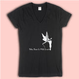 Faith Trust And Pixie Dust Disney Quotes Tinkerbell Women'S V Neck