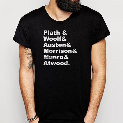 Famous Women Authors Lineup Men'S T Shirt