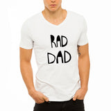 Father'S Day Rad Dad Men'S V Neck