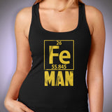 Fe Man Science Periodic Table Iron Element Halloween Women'S Tank Top
