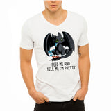 Feed Me And Tell Me Im Pretty Men'S V Neck