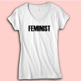 Feminist Feminist Feminsm Quotes Feminist Print This Is What A Feminist Looks Like Feminist Feminist Merch Women'S V Neck